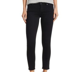 Paige Black Verdugo Crop Skinny Jeans